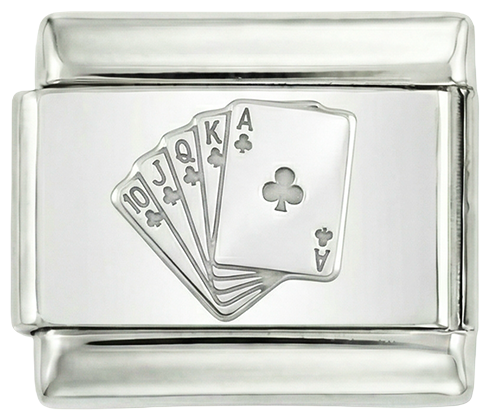 Quinte royale, en argent