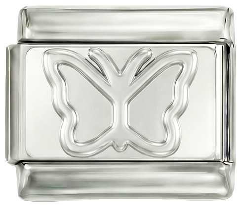 Papillon, en argent