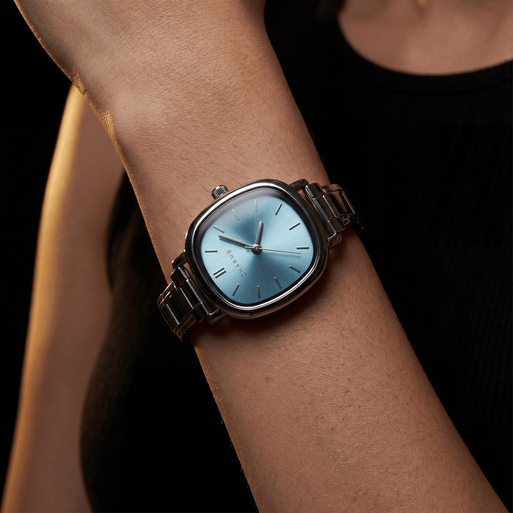 Capri Watch Silver – Blue Dial Edition