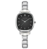 Capri Watch Silver – Black Dial Edition