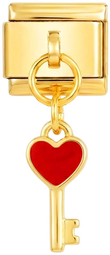 Gold Key with Red Heart - Gold-Key-with-Red-Heart.png
