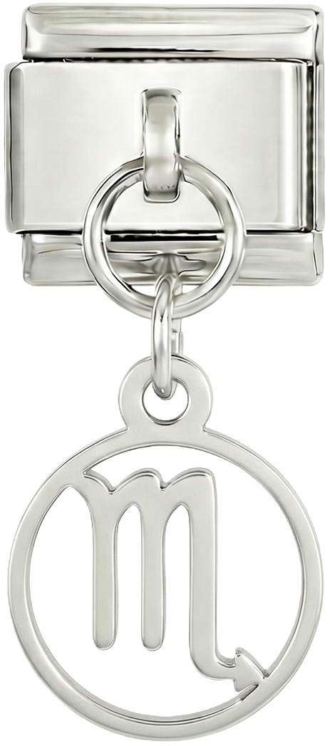 Signe du Scorpion, en argent