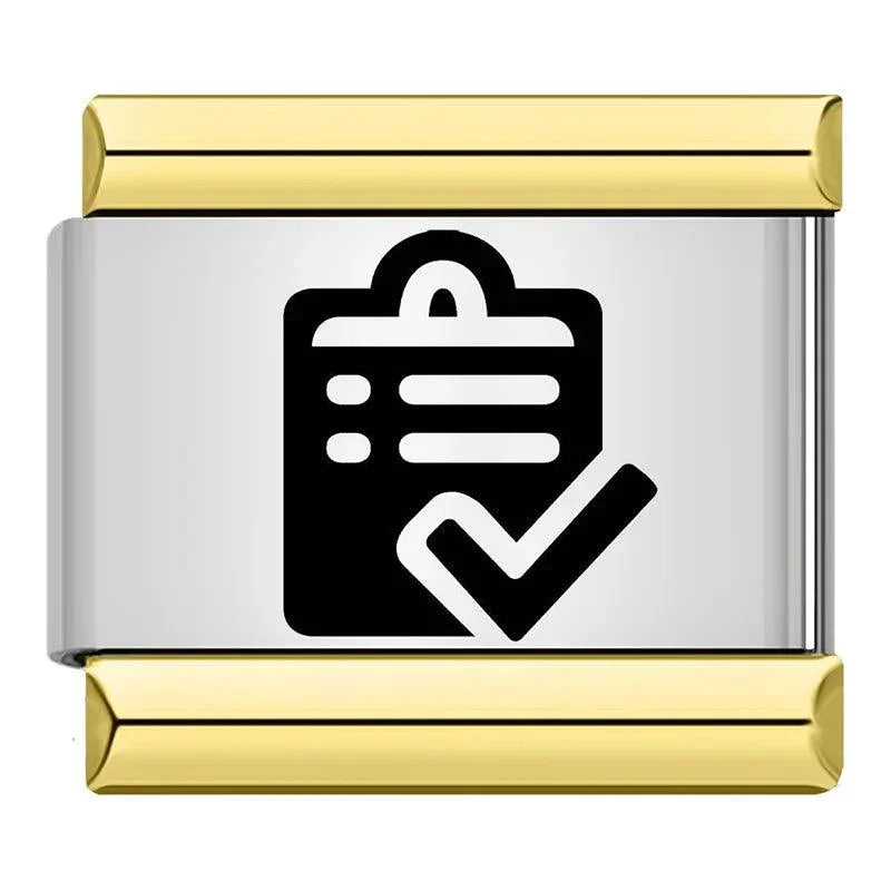 Goal Achieved, on Gold - Charms Official