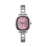 Capri Watch Silver – Pink Dial Edition