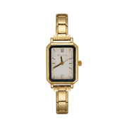 Montre Como en or – Édition cadran blanc
