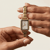Montre Como en or – Édition cadran blanc