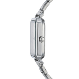 Montre Como en argent – Édition cadran blanc