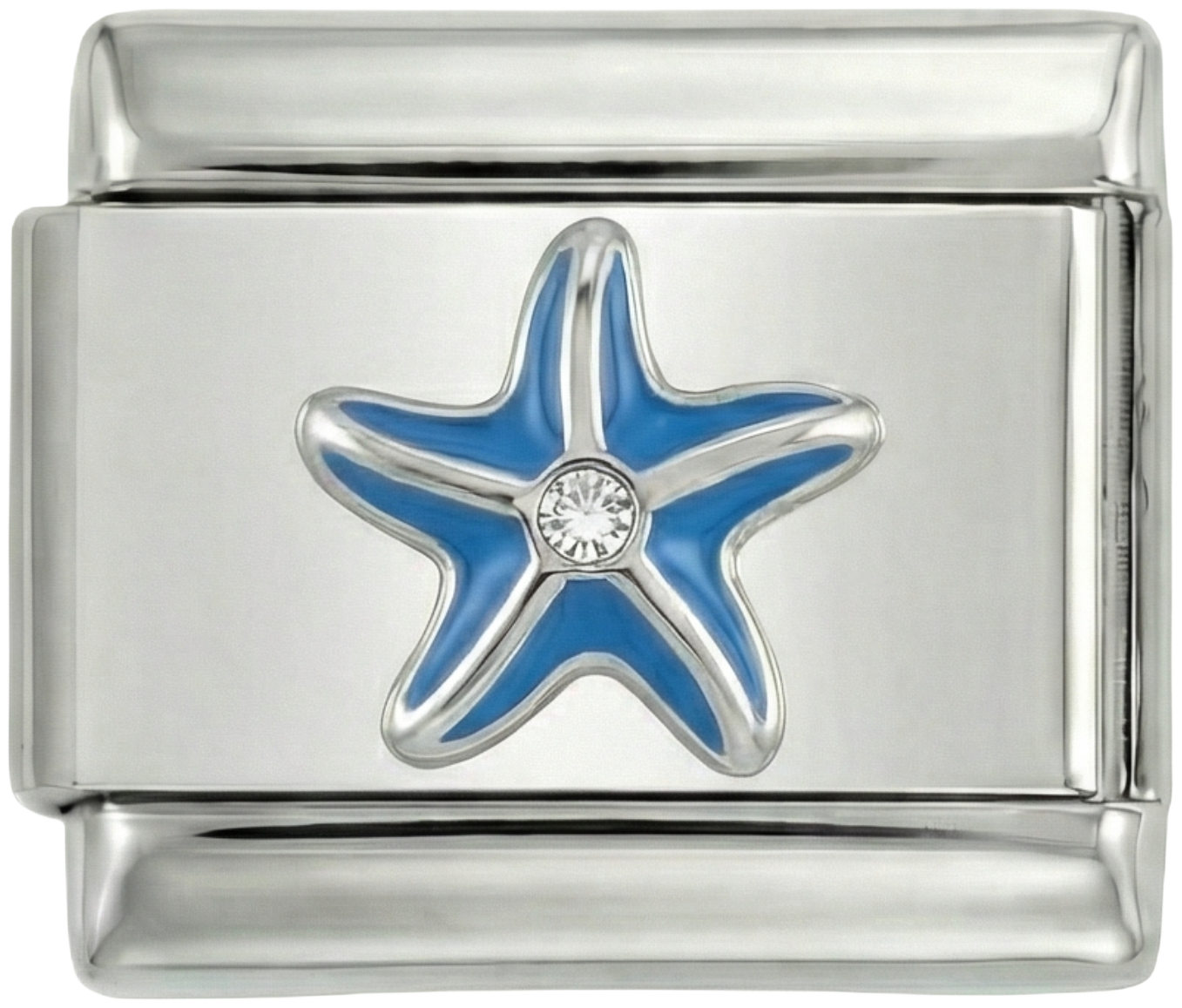 Blue Starfish on Silver - blue-starfish-on-silver.png