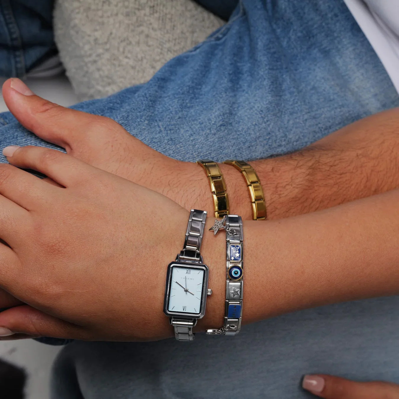 Como Watch Silver – Blue Dial Edition