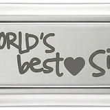 Meilleure sœur du monde, en argent